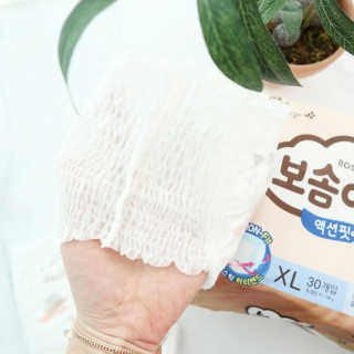 보솜이 액션핏 팬티형 — 5점을 준 리뷰어가 2019년 4월 올린 사용 사진