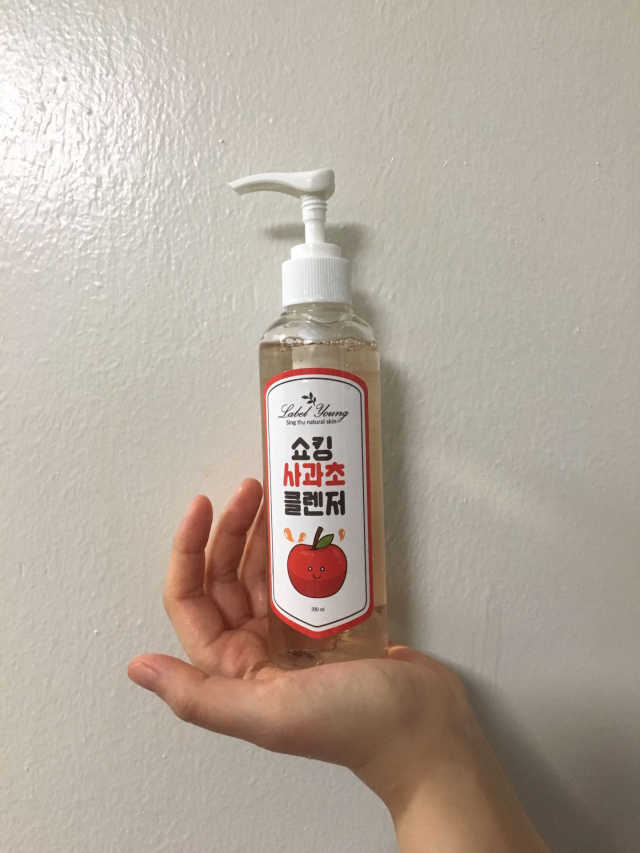 쇼킹사과초클렌저 리뷰 사진