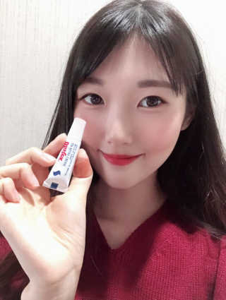 블리스텍스 립 릴리프 크림 립밤, 립 바이브런스 립밤 — 4점을 준 리뷰어가 2018년 11월 올린 사용 사진