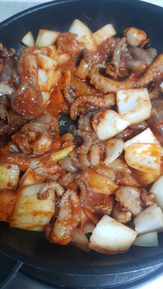 맵꾸미 쭈꾸미볶음 450g — 5점을 준 리뷰어가 2019년 8월 올린 사용 사진