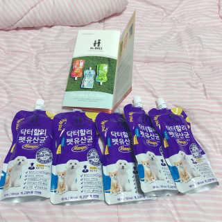 닥터할리펫밀크 8종 — 5점을 준 리뷰어가 2018년 9월 올린 사용 사진