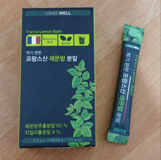 로하스웰 프랑스산 레몬밤 분말 — 4.67점을 준 리뷰어가 2018년 6월 올린 사용 사진