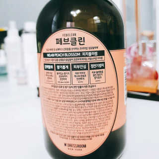 더블유드레스룸 페브클린 500ml — 5점을 준 리뷰어가 2018년 8월 올린 사용 사진