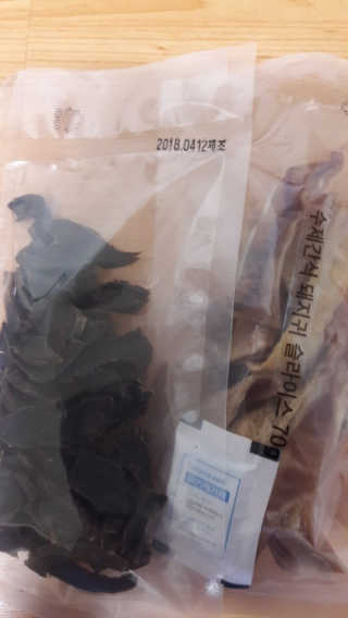 [펫다이어리] 강아지 수제간식 — 4.67점을 준 리뷰어가 2018년 6월 올린 사용 사진
