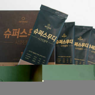 인테이크 슈퍼스무디 시크릿블랙(30g*14팩) — 4.5점을 준 리뷰어가 2017년 3월 올린 사용 사진
