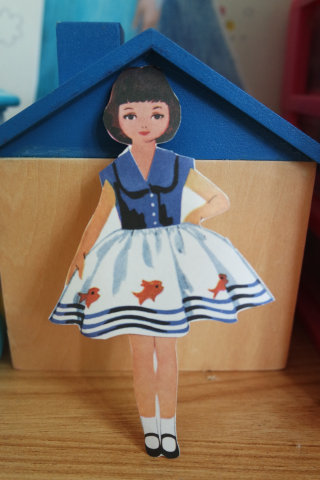 moRan 미국 빈티지 종이인형 American Paper Doll — 4점을 준 리뷰어가 2016년 8월 올린 사용 사진