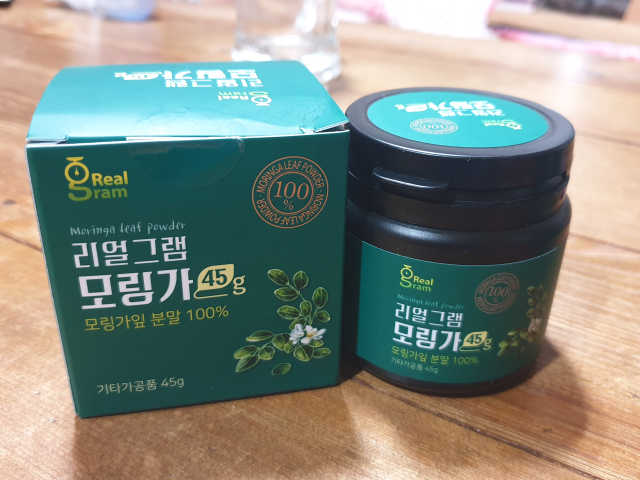 [리얼그램] 리얼그램 모링가45g 리뷰 사진