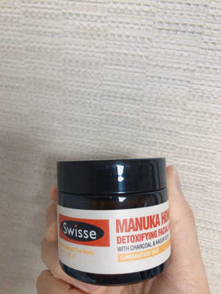 SWISSE 스위스 마누카 허니 디톡시파잉 페이셜 마스크 — 3.5점을 준 리뷰어가 2020년 1월 올린 사용 사진