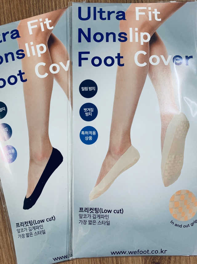 위풋 논슬립 여성 누드덧신 리뷰 사진
