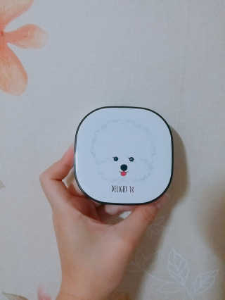 딜라잇18 I.U 화이트닝 팡 선쿠션 — 4.5점을 준 리뷰어가 2017년 1월 올린 사용 사진