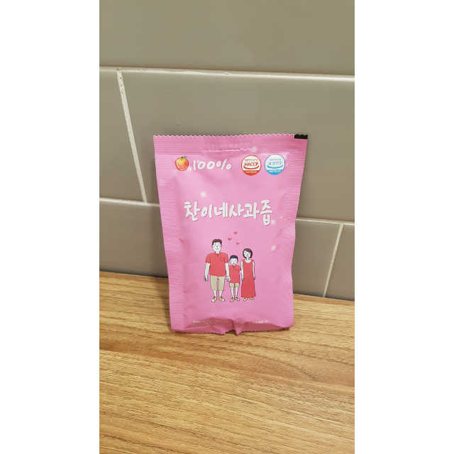 찬이네_사과즙 1BOX 50개입 리뷰 사진