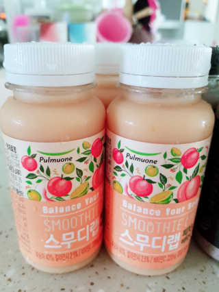[풀무원] 핸디밀 블랙비타D + 스무디랩 피치비타C — 5점을 준 리뷰어가 2019년 8월 올린 사용 사진