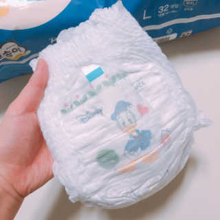 보솜이 베이비케어 팬티형 기저귀 — 5점을 준 리뷰어가 2019년 3월 올린 사용 사진