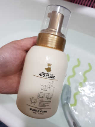 뷰티여우_아토클리닉 [아토클리닉] 우리 아이가 좋아하는 버블폼 — 4점을 준 리뷰어가 2019년 5월 올린 사용 사진