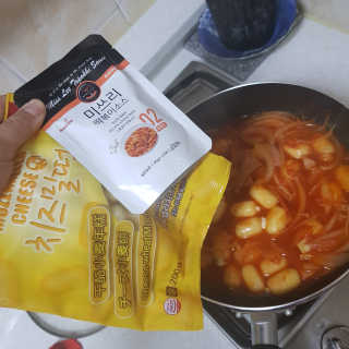 미쓰리떡볶이 just 10 min 패키지 — 5점을 준 리뷰어가 2018년 5월 올린 사용 사진