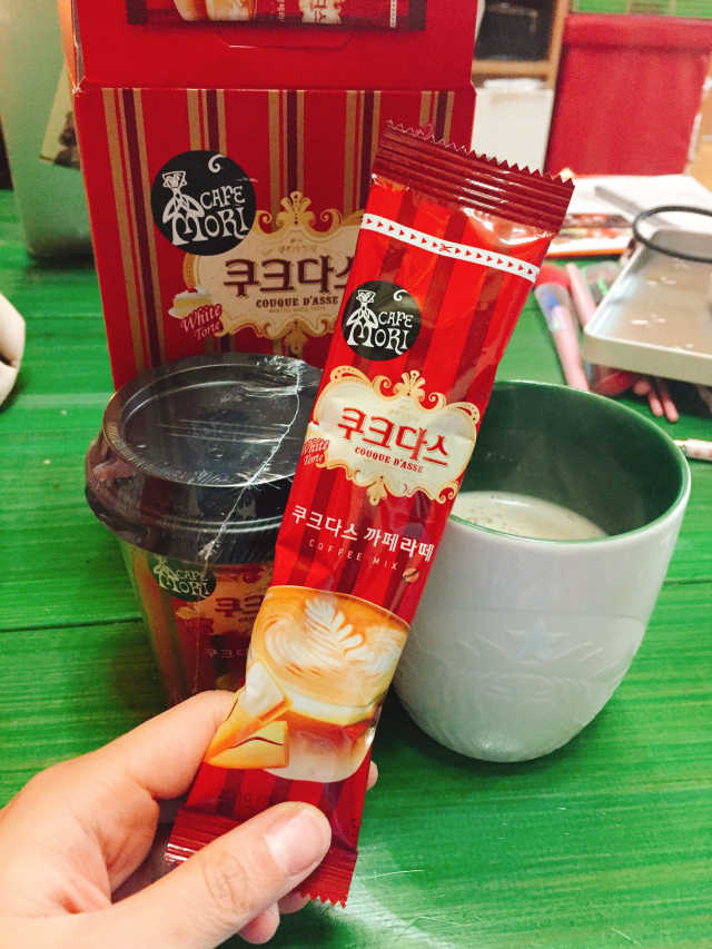 쟈뎅 까페모리 쿠크다스 까페라떼 리뷰 사진