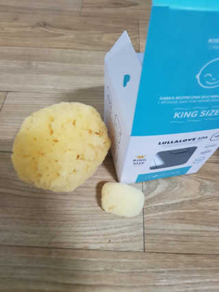 룰라러브 모공관리 끝 지중해산 천연해면 바디스펀지 — 5점을 준 리뷰어가 2018년 4월 올린 사용 사진
