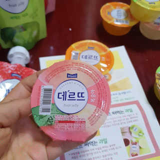 데르뜨 떠먹는 과일 3종, 짜먹는 과일 2종 총 10개 체험 — 5점을 준 리뷰어가 2020년 3월 올린 사용 사진