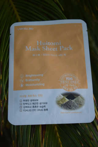 Huitomi 태양 크림 및 마스크 시트 팩 세트 — 4.33점을 준 리뷰어가 2018년 9월 올린 사용 사진