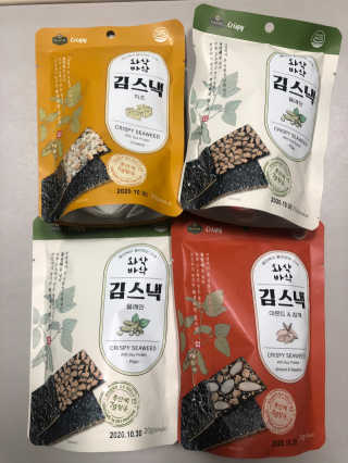 더빈트 와삭바삭 김스낵 — 5점을 준 리뷰어가 2019년 12월 올린 사용 사진
