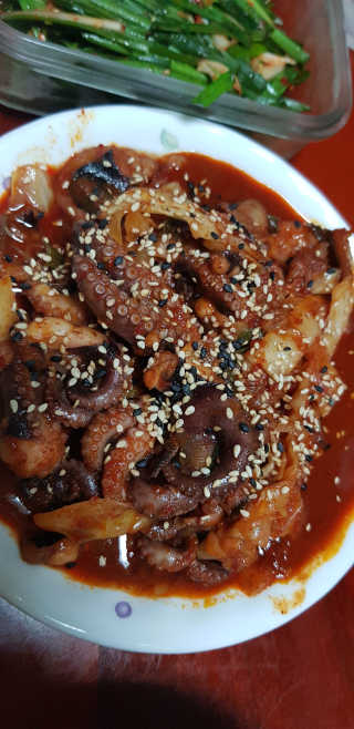 맵꾸미 쭈꾸미볶음 450g — 4점을 준 리뷰어가 2019년 10월 올린 사용 사진