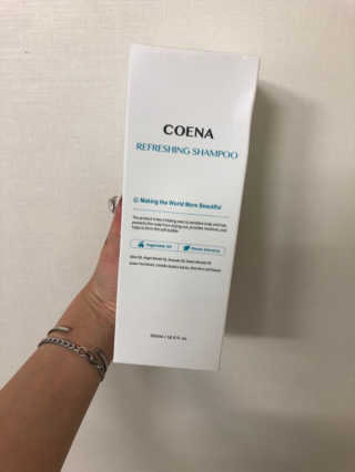 코에나샴푸 500ml — 3.5점을 준 리뷰어가 2019년 8월 올린 사용 사진