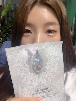 카미안느 더 퍼펙트 웨딩 마스크 — 5점을 준 리뷰어가 2018년 9월 올린 사용 사진