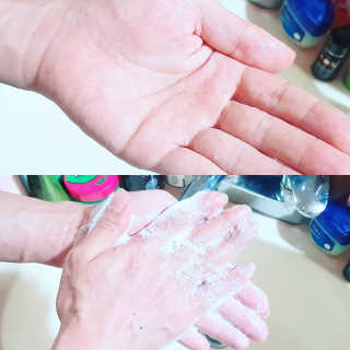 맨즈스킨 바디플레이어 약산성 퍼퓸 바디워시 — 3점을 준 리뷰어가 2019년 8월 올린 사용 사진