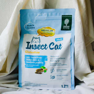 그린펫푸드 인섹트캣 글루텐프리（1.2KG） — 5점을 준 리뷰어가 2019년 8월 올린 사용 사진