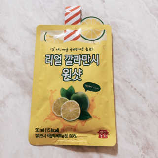 장수농가 리얼깔라만시 원샷 50ml 10팩+보틀 — 4점을 준 리뷰어가 2019년 5월 올린 사용 사진
