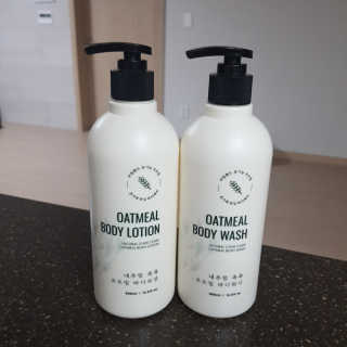 (주)에네스티 내추럴 촉촉  오트밀 바디로션 500ml — 5점을 준 리뷰어가 2019년 9월 올린 사용 사진