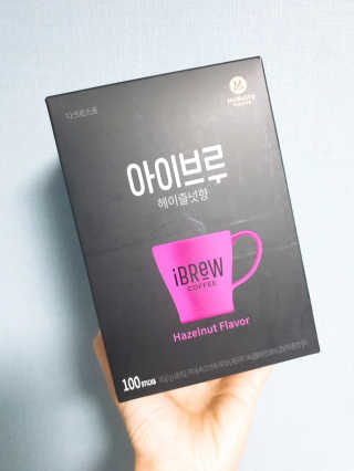한국맥널티 아이브루 헤이즐넛향 100T — 3점을 준 리뷰어가 2019년 10월 올린 사용 사진