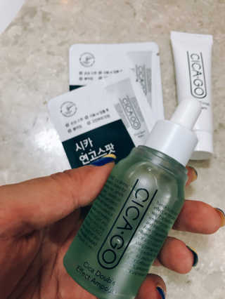 시카고 시카 더블 이펙트 앰플 30ml 기획세트 — 5점을 준 리뷰어가 2018년 8월 올린 사용 사진