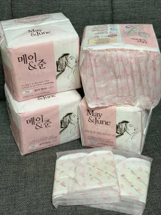 메이앤준 소프트맥스 생리대 — 5점을 준 리뷰어가 2019년 4월 올린 사용 사진