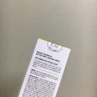 달리프 클로렐라 베러 루트 쿨링 스프레이 100ml — 4.5점을 준 리뷰어가 2019년 6월 올린 사용 사진