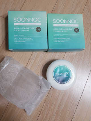 순녹 아쿠아 클렌징바 — 4점을 준 리뷰어가 2019년 3월 올린 사용 사진