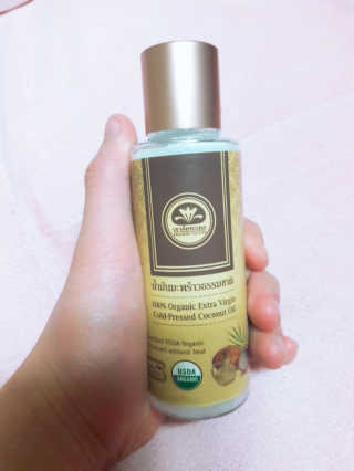 카오코탈라이푸 카오코 오가닉 버진 코코넛오일 100ml／바르는오일 — 4.83점을 준 리뷰어가 2018년 4월 올린 사용 사진