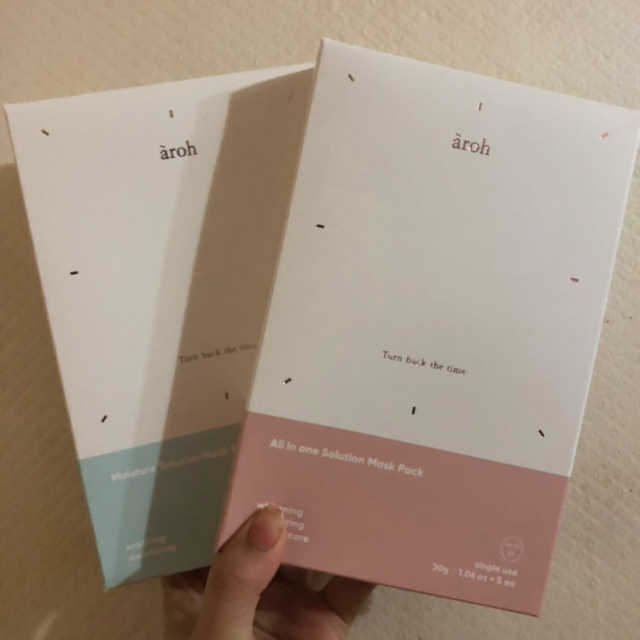 올인원 솔루션 마스크+모이스쳐 솔루션 마스크팩 리뷰 사진
