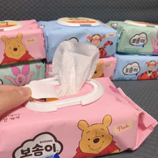 보솜이 아기물티슈 베이비케어 푸에디션 캡 74매 10입 — 5점을 준 리뷰어가 2019년 4월 올린 사용 사진