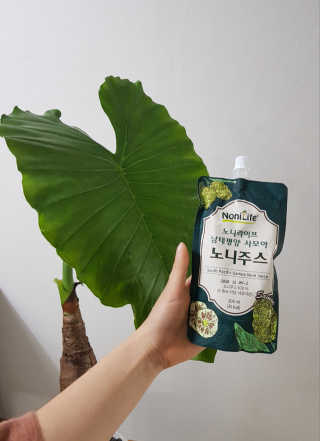 장수농가 남태평양 사모아 노니 원액 1L or 200mlx10팩 중 택 1 — 3.5점을 준 리뷰어가 2019년 1월 올린 사용 사진