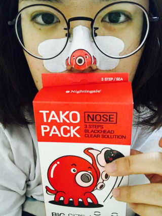 나이팅게일 TAKO PACK NOSE [문어코팩] — 4.5점을 준 리뷰어가 2016년 12월 올린 사용 사진