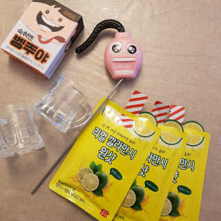장수농가 리얼깔라만시 원샷 50ml 10팩+보틀 — 5점을 준 리뷰어가 2019년 4월 올린 사용 사진