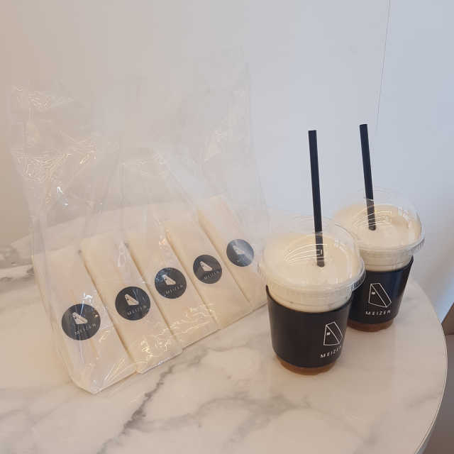 [대만샌드위치메이젠_마곡점]샌드위치5개+음료2잔 리뷰 사진