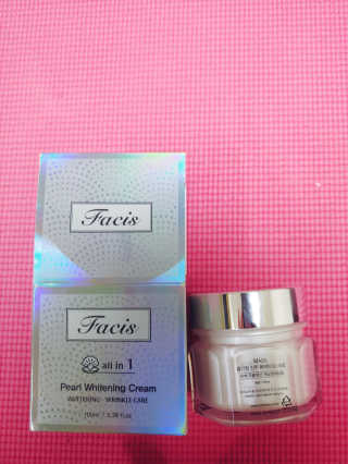 파시스 올인원 진주 화이트닝 크림 100ml — 3점을 준 리뷰어가 2019년 2월 올린 사용 사진