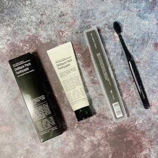the naked object 디블랙팩치약 디블랙칫솔 세트 — 4점을 준 리뷰어가 2020년 1월 올린 사용 사진