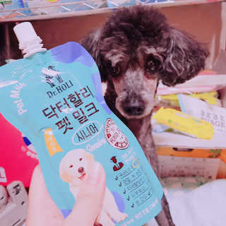 닥터할리펫밀크 8종 — 4.33점을 준 리뷰어가 2018년 8월 올린 사용 사진