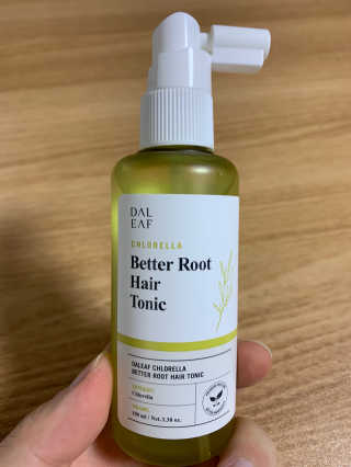 달리프 클로렐라 베러 루트 헤어토닉 100ml — 5점을 준 리뷰어가 2020년 1월 올린 사용 사진