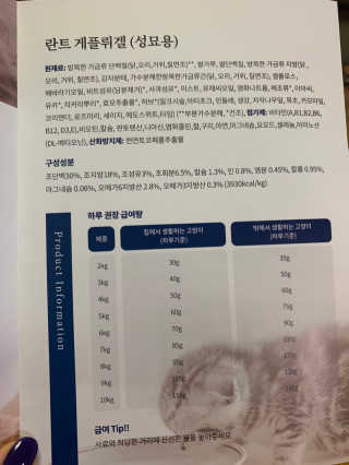 해피캣 해피독 해피캣 란트 게플뤼겔 — 4점을 준 리뷰어가 2019년 12월 올린 사용 사진