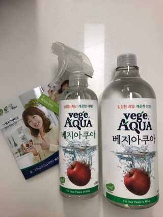 베지아쿠아 475ml + 리필 1000ml 1Set — 4.5점을 준 리뷰어가 2019년 11월 올린 사용 사진