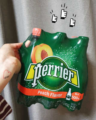 페리에 피치 500ml PET — 5점을 준 리뷰어가 2019년 11월 올린 사용 사진